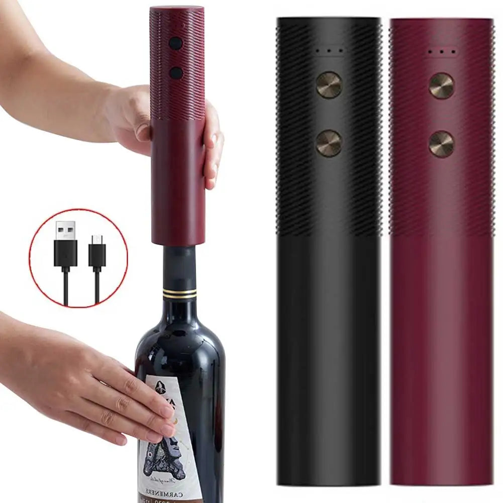 Electric Wine Opener Multifunctional Automatic Red Wine Opener Cordless Wine Bottle Corkscrew Kitchen Accessories